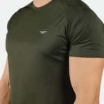 m tshirt preformance olive 1