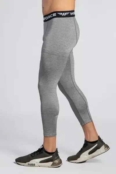 MEN BARE BONES BASELAYER(MARL-GREY)