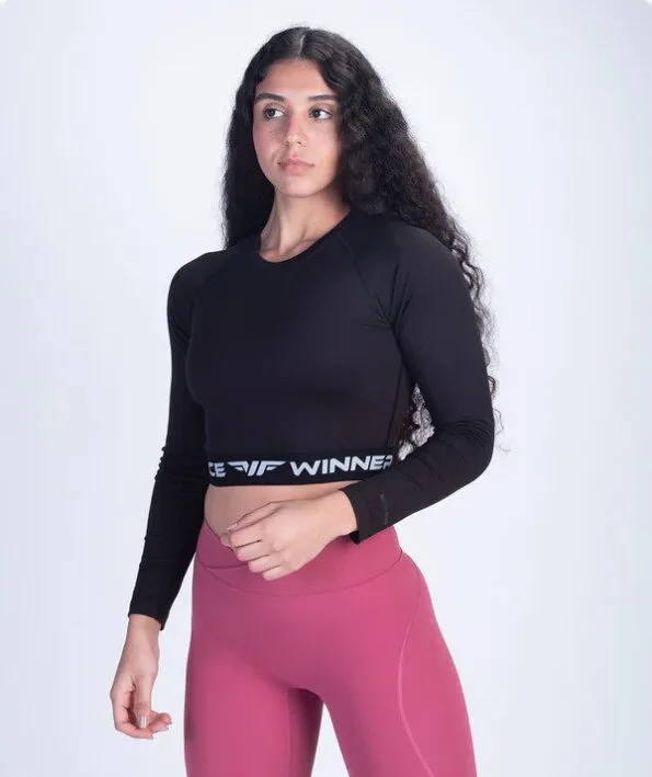 Long Sleeve Crop Top